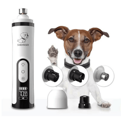 Pet Nail Trimmer with Diamond Bit & LED Light