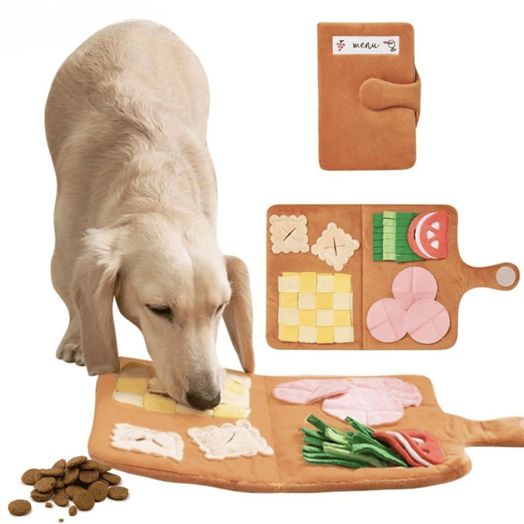 Interactive Dog Feeding Mat for Treat Dispensing Fun