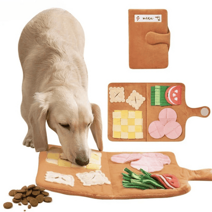 Interactive Dog Feeding Mat for Treat Dispensing Fun
