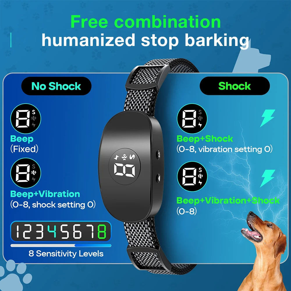 Humane No Bark Dog Collar with Vibration Mode