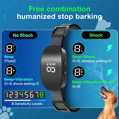 Humane No Bark Dog Collar with Vibration Mode