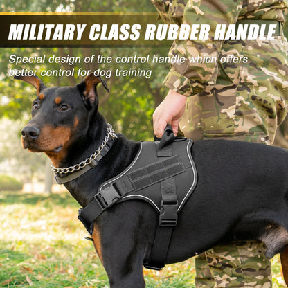 Durable Dog Training Vest with Heavy Duty Harness
