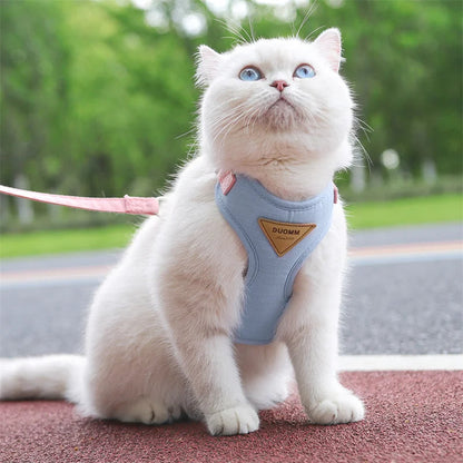 Soft Purrfect Cat Harness Leash Set