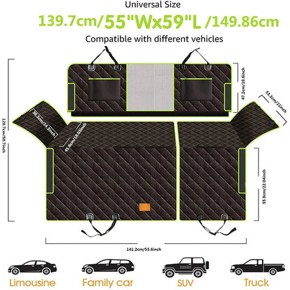 Durable Pet Car Seat Protector for Back Seat
