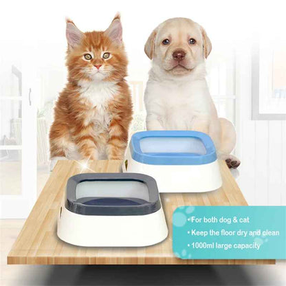 Spill Proof Water Bowl for Dogs and Cats 1L