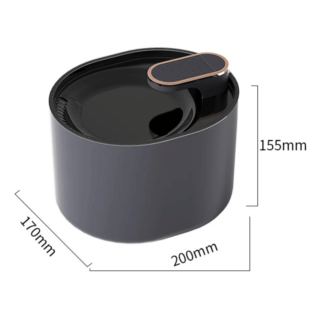 Quiet Pet Water Fountain with Motion Sensor & Night Light