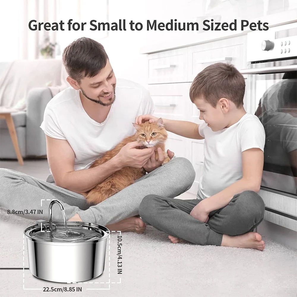 Silent Auto Cat Water Dispenser with Motion Sensor