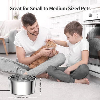 Silent Auto Cat Water Dispenser with Motion Sensor