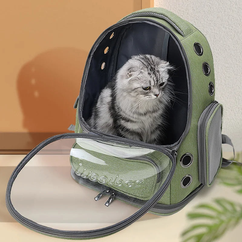 Clear Pet Backpack Carrier for Cats