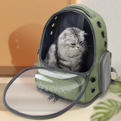 Clear Pet Backpack Carrier for Cats