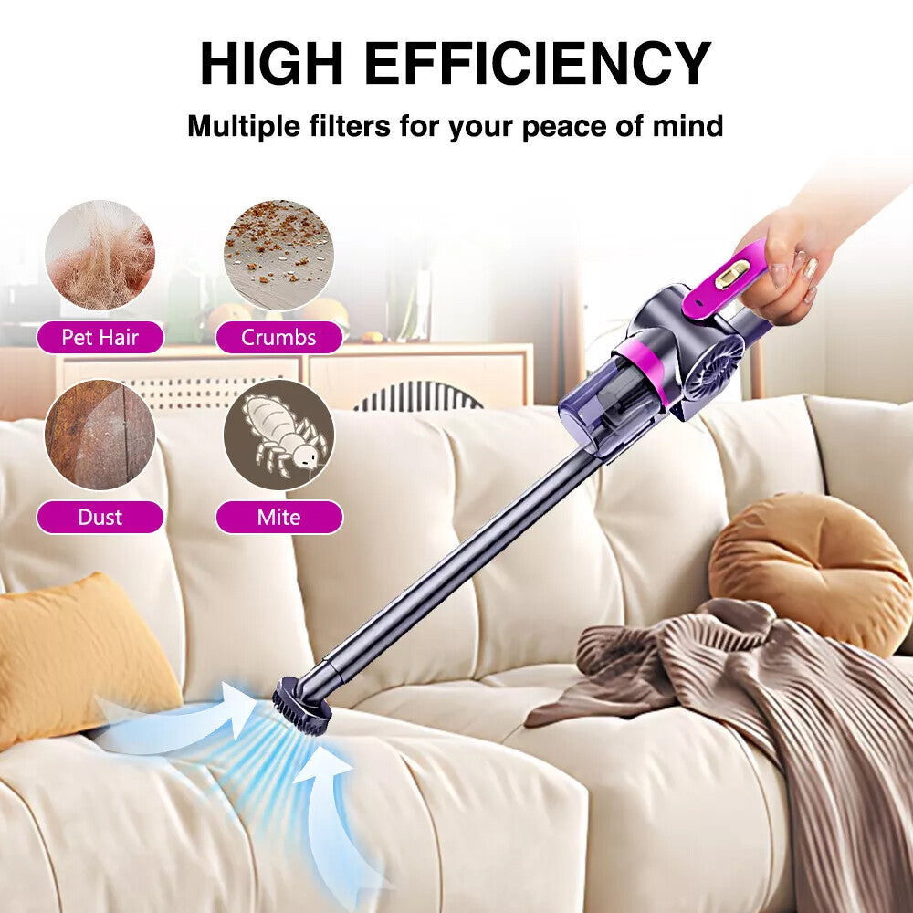 4 in 1 Stick Handheld Vacuum Cordless Vacuum Cleaner For Carpet Floor Pet Hair