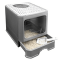 Large Hidden Cat Litter Box with Easy Clean Tray