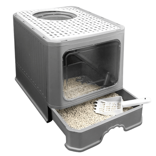 Large Hidden Cat Litter Box with Easy Clean Tray - LifyPet