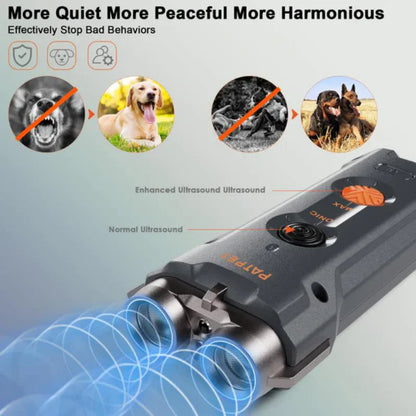 Portable Anti Bark Dog Trainer with LED Flashlight