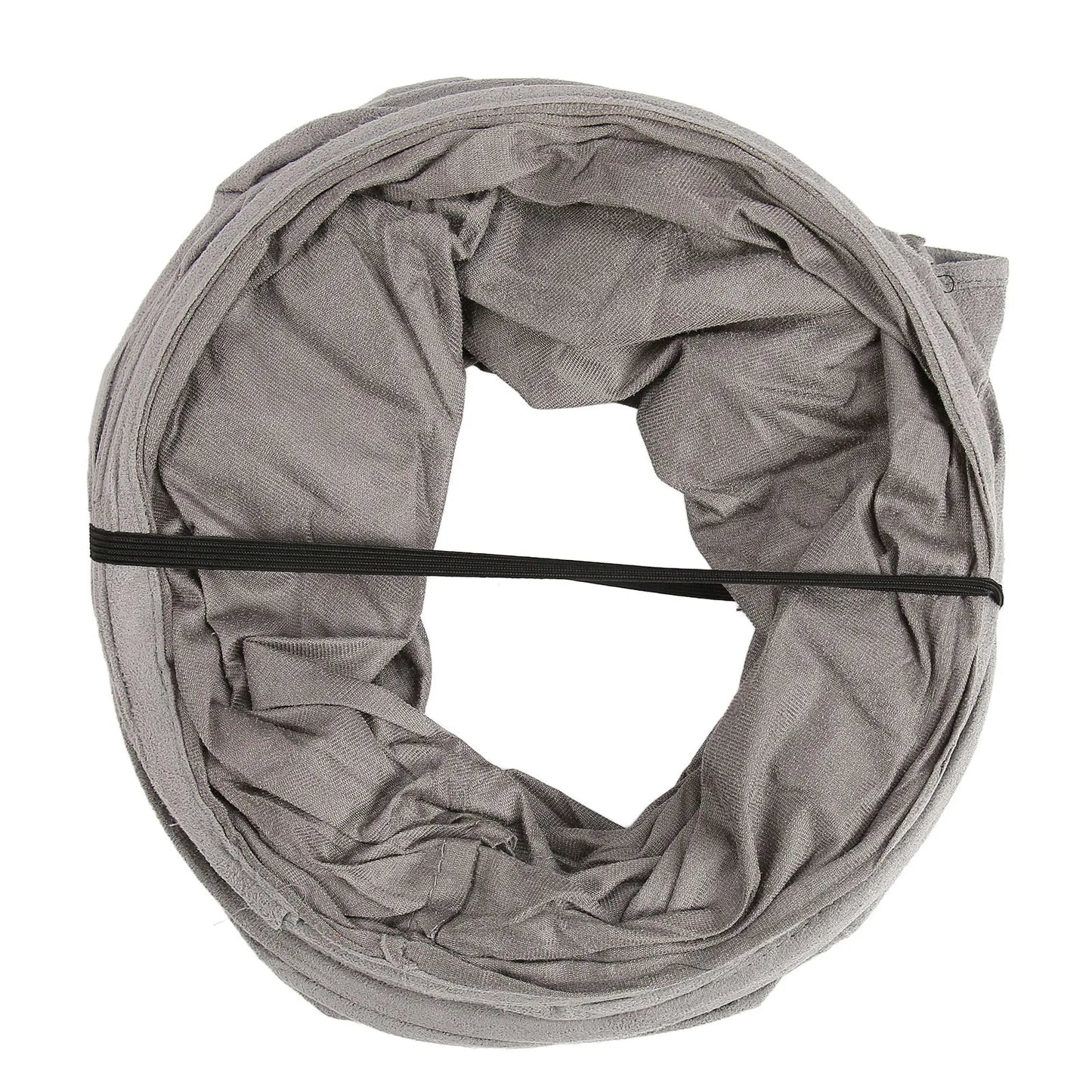 Collapsible Cat Play Tunnel with Crinkly Fabric