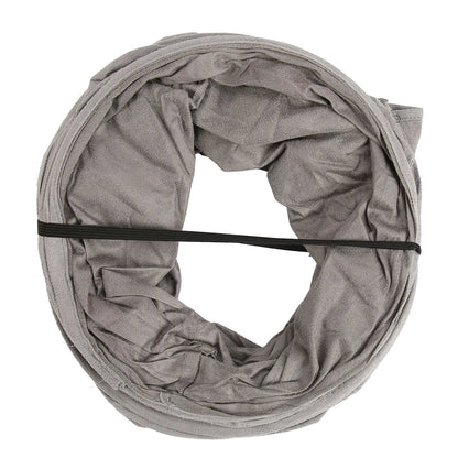 Collapsible Cat Play Tunnel with Crinkly Fabric