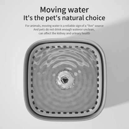 Quiet Pet Water Dispenser with USB Charging
