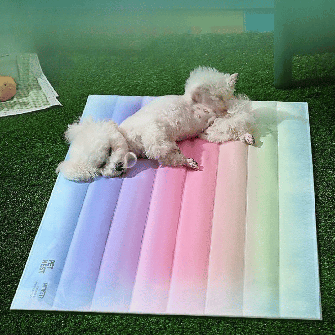 Cooling Pet Bed Mat - Durable Water Resistant Dog Bed