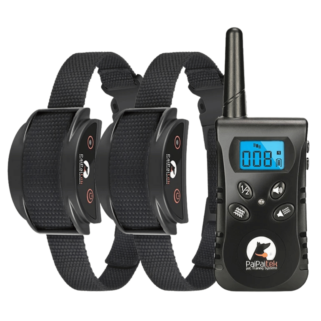 Rechargeable Remote Dog Trainer Collar, 500m Range