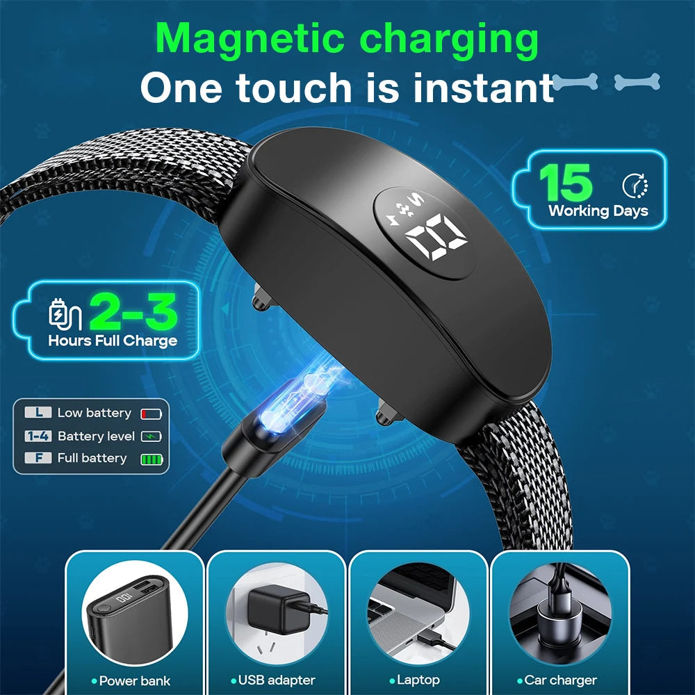 Humane No Bark Dog Collar with Vibration Mode