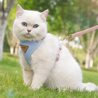 Soft Purrfect Cat Harness Leash Set