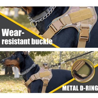 Durable Dog Training Vest with Heavy Duty Harness