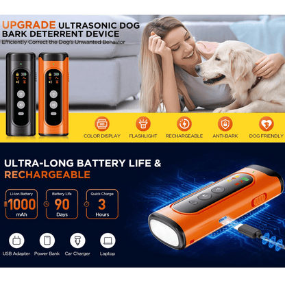 Compact Portable Anti Bark Dog Trainer with Quick Charge