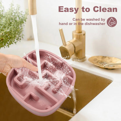 Interactive Fun Feeder Dog Bowl for Slow Eating