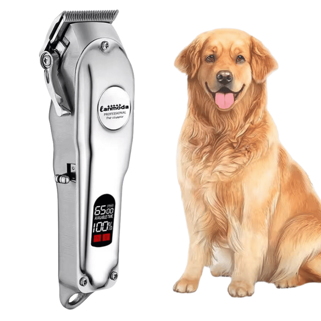 Quiet Pet Grooming Trimmer Set with Adjustable Blades