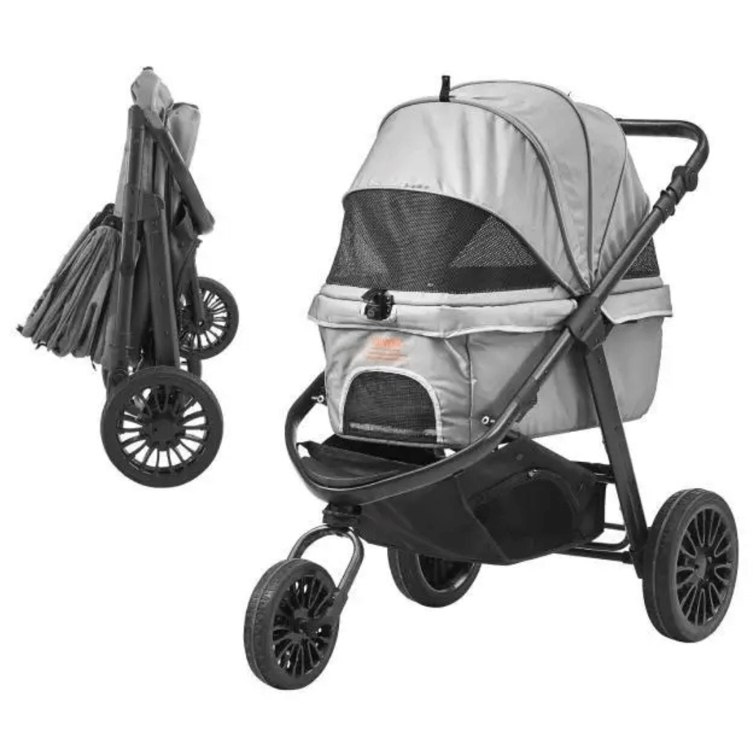 Portable Pet Stroller for Small Dogs with Easy Fold