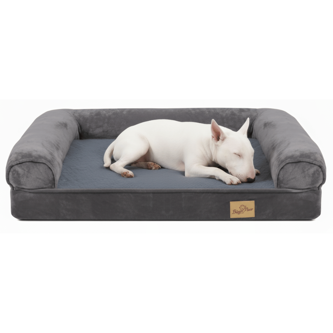 Large Comfort Dog Bed | Waterproof, Plush Sofa Pet Mattress