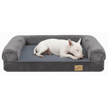 Large Comfort Dog Bed | Waterproof, Plush Sofa Pet Mattress