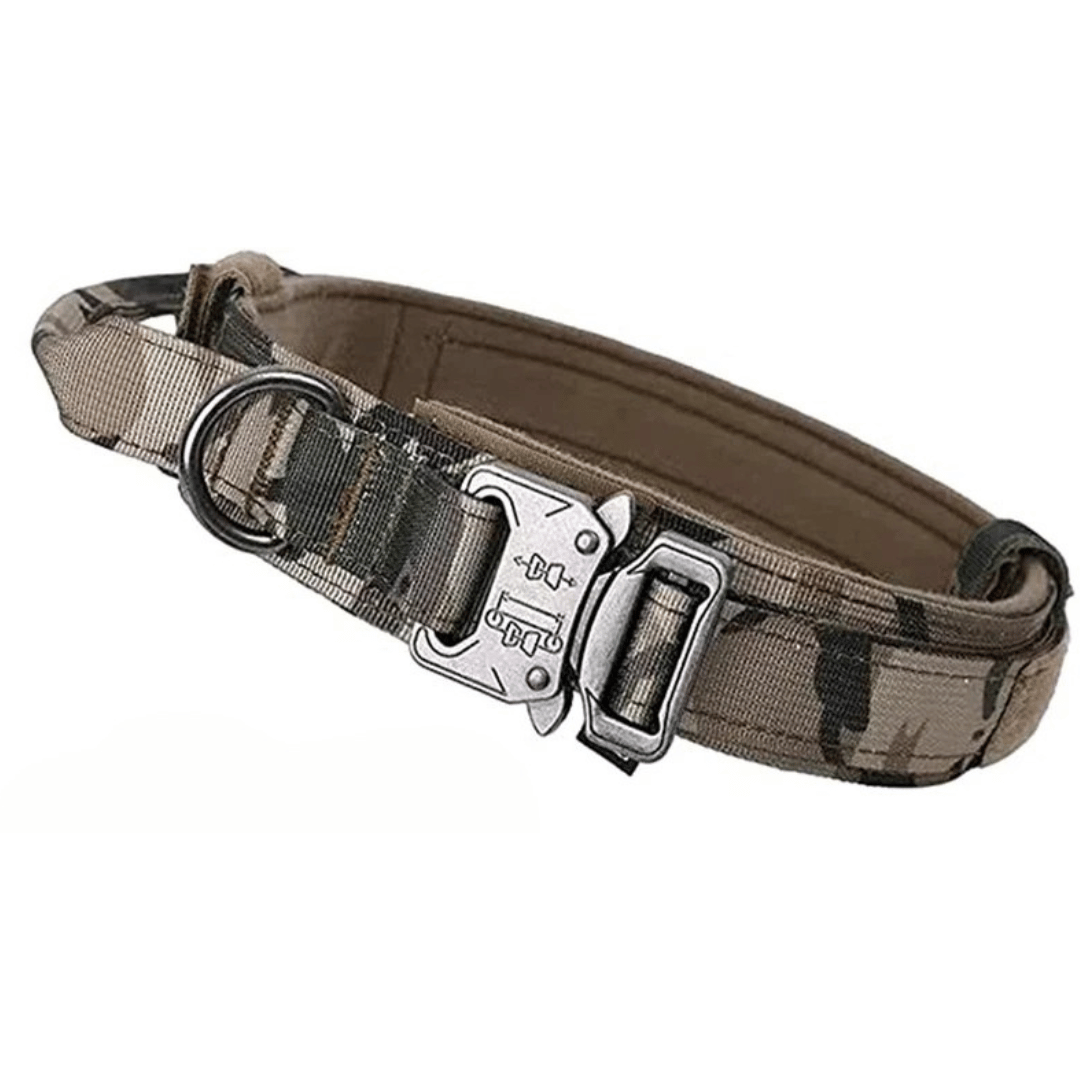 Strong Durable Tactical Dog Collar for Big Dogs