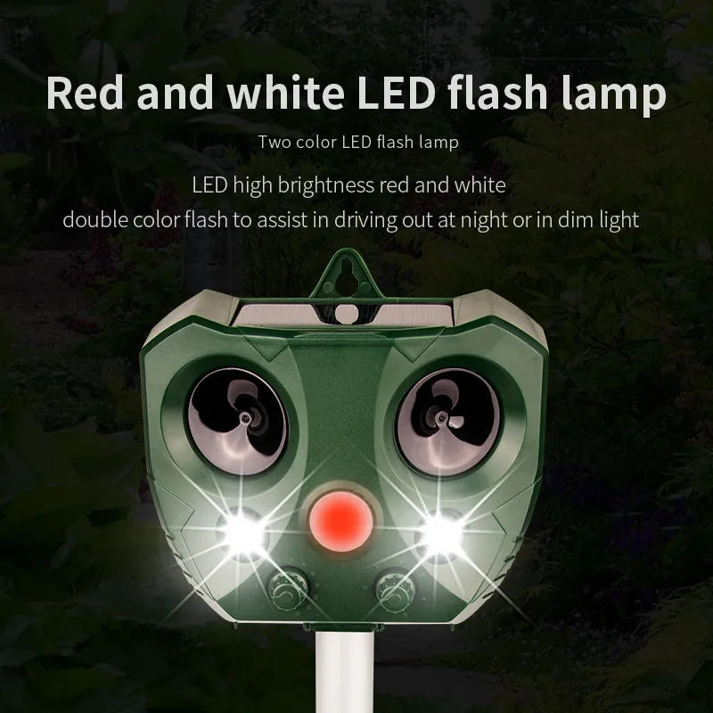 Outdoor Motion Activated Pest Repellent for Gardens