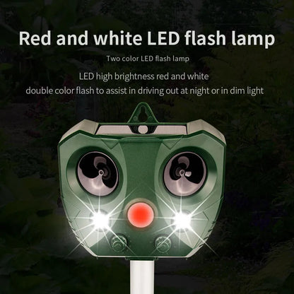 Outdoor Motion Activated Pest Repellent for Gardens