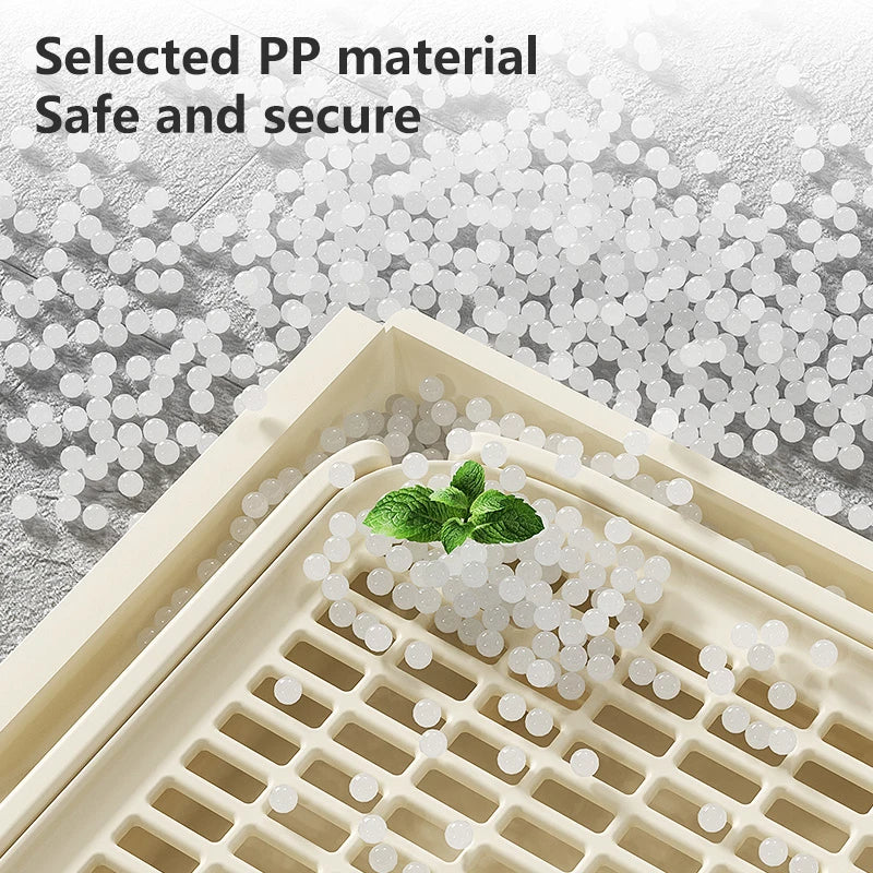 Pet Litter Box Mess Catcher Mat
