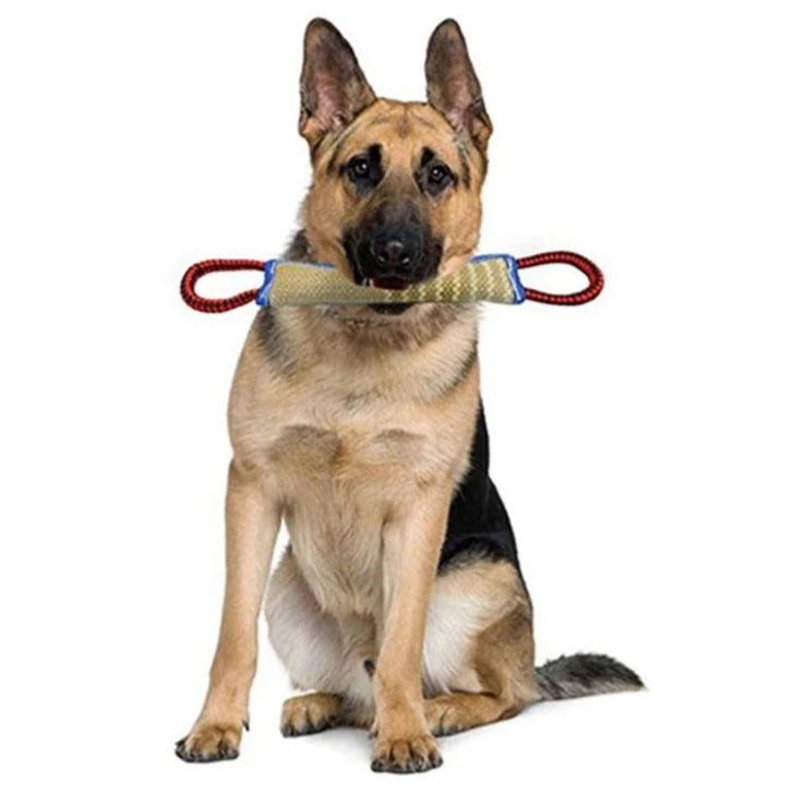 Durable Jute Bite Pillow for Dog Training