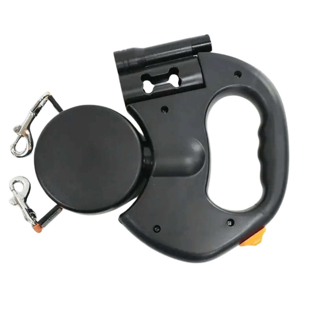 Long Adjustable Pet Leash with Light & Tangle Free Clip
