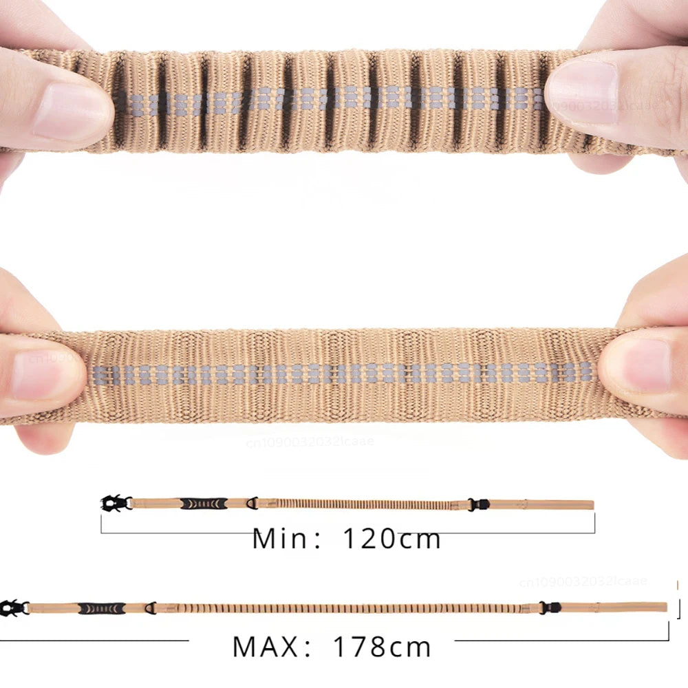 Strong Pet Leash and Seatbelt with Shock Absorbing Strap