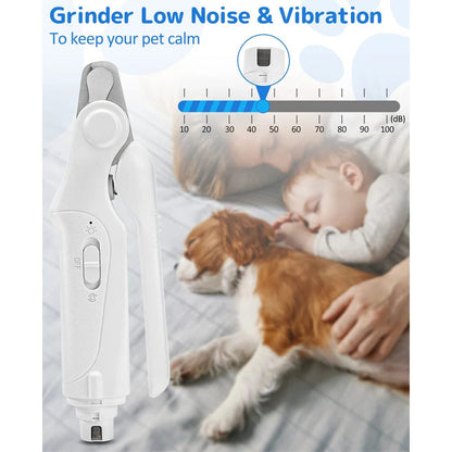 Portable Pet Nail Trimmer & Clipper with LED Guide