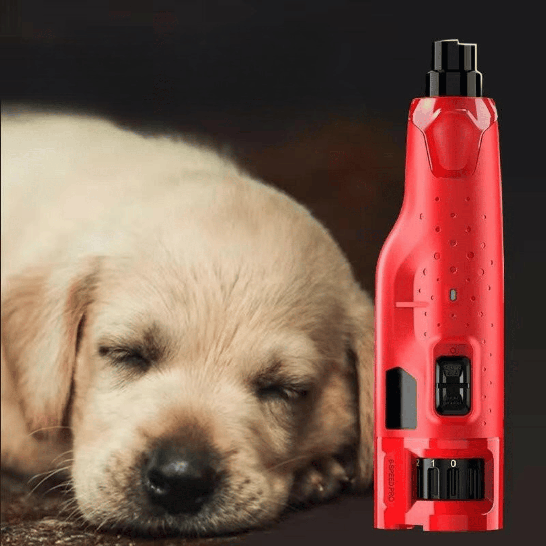 Quiet Pet Nail Trimmer with LED and Adjustable Speed