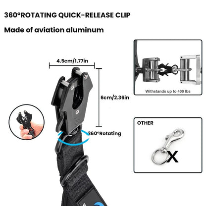 Strong Tactical Fast Clip Short Leash for Big Dogs