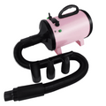 Quiet Pet Dryer with Adjustable Heat & Interchangeable Tips
