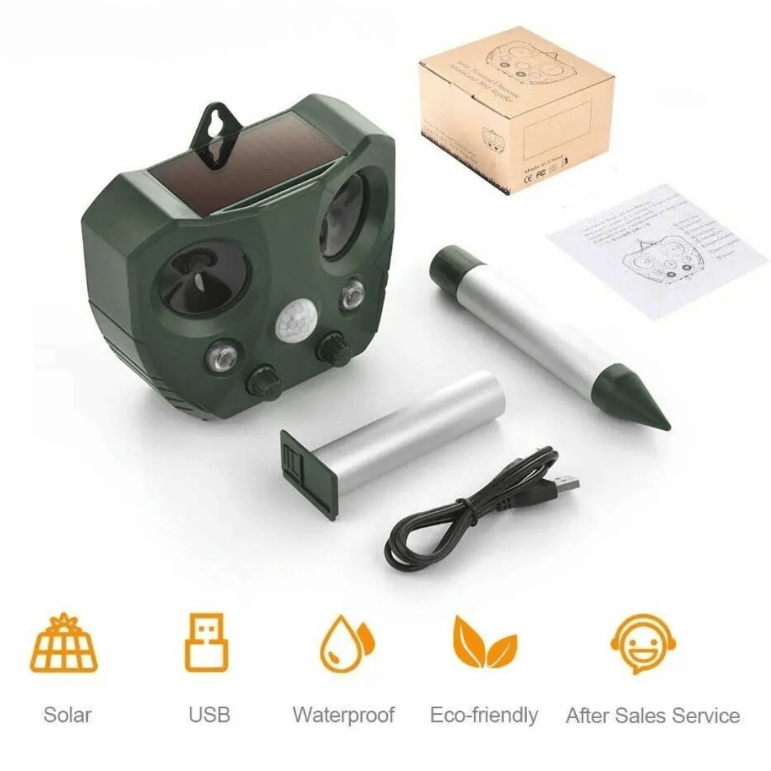 Outdoor Motion Activated Pest Repellent for Gardens