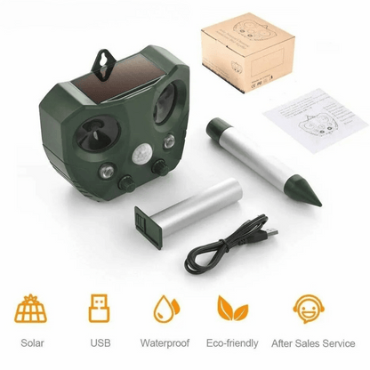 Outdoor Motion Activated Pest Repellent for Gardens