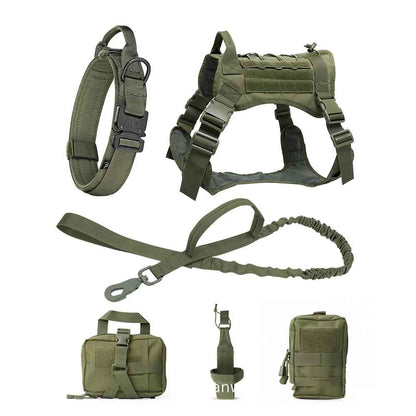 Tough Dog Training Vest with Leash and Pouch Set