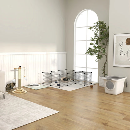 Easy Clean Covered Cat Litter Box with Scoop