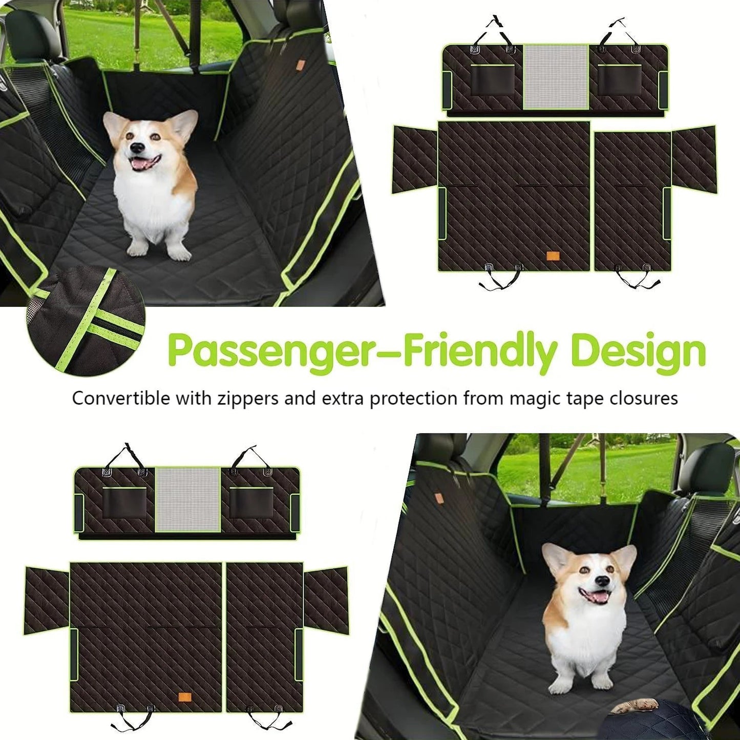Durable Pet Car Seat Protector for Back Seat