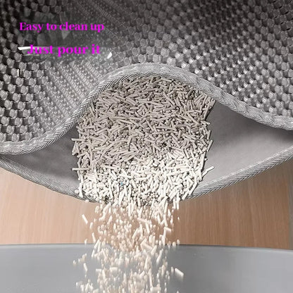 Easy Clean Cat Litter Mat with Waterproof Layer