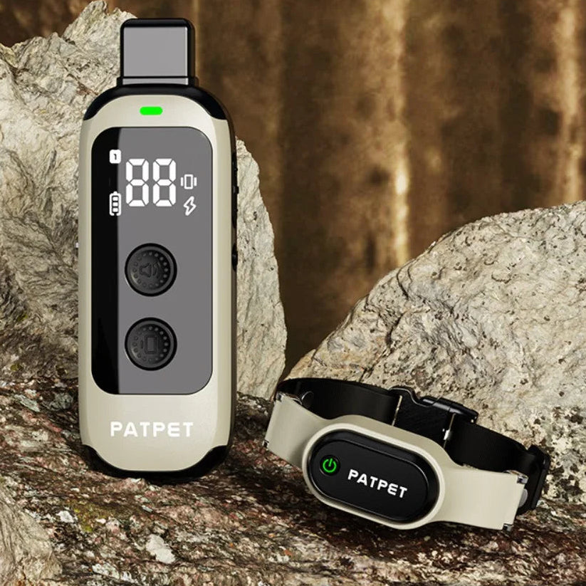 Waterproof Rechargeable Dog Trainer Collar with Remote